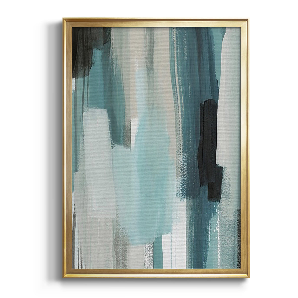 Soft Half Shell I - Modern Framed Canvas Print