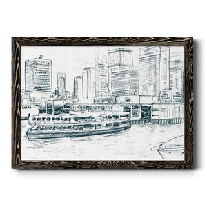 Ferryboats IV-Premium Framed Canvas - Ready to Hang