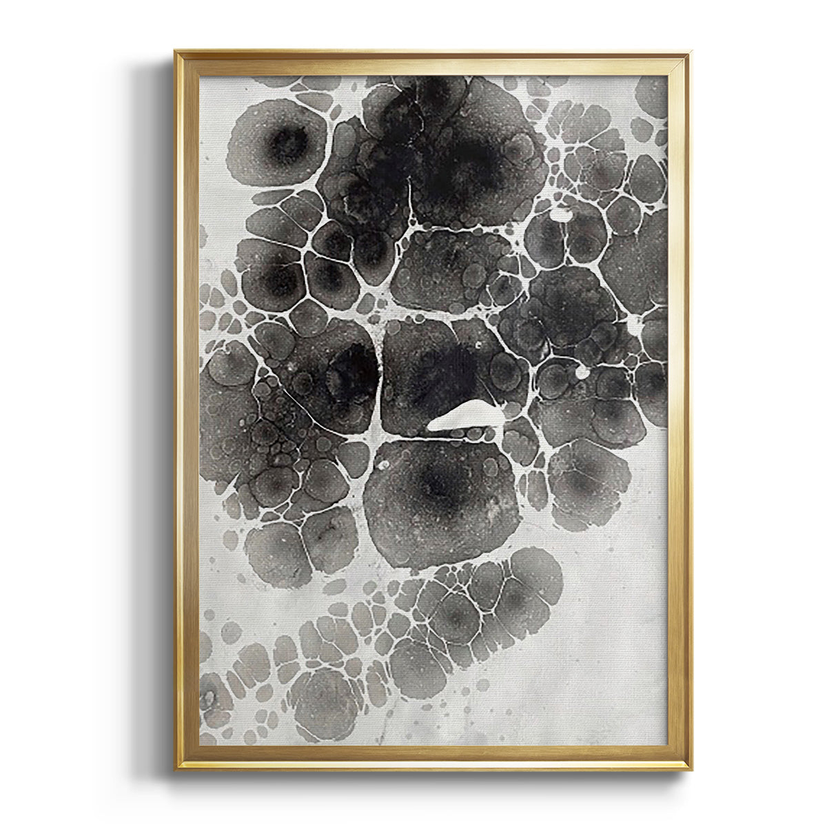 Sepia Botanical Journal I - Modern Framed Canvas Print
