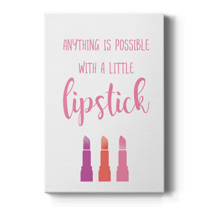 Little Lipstick Premium Gallery Wrapped Canvas - Ready to Hang