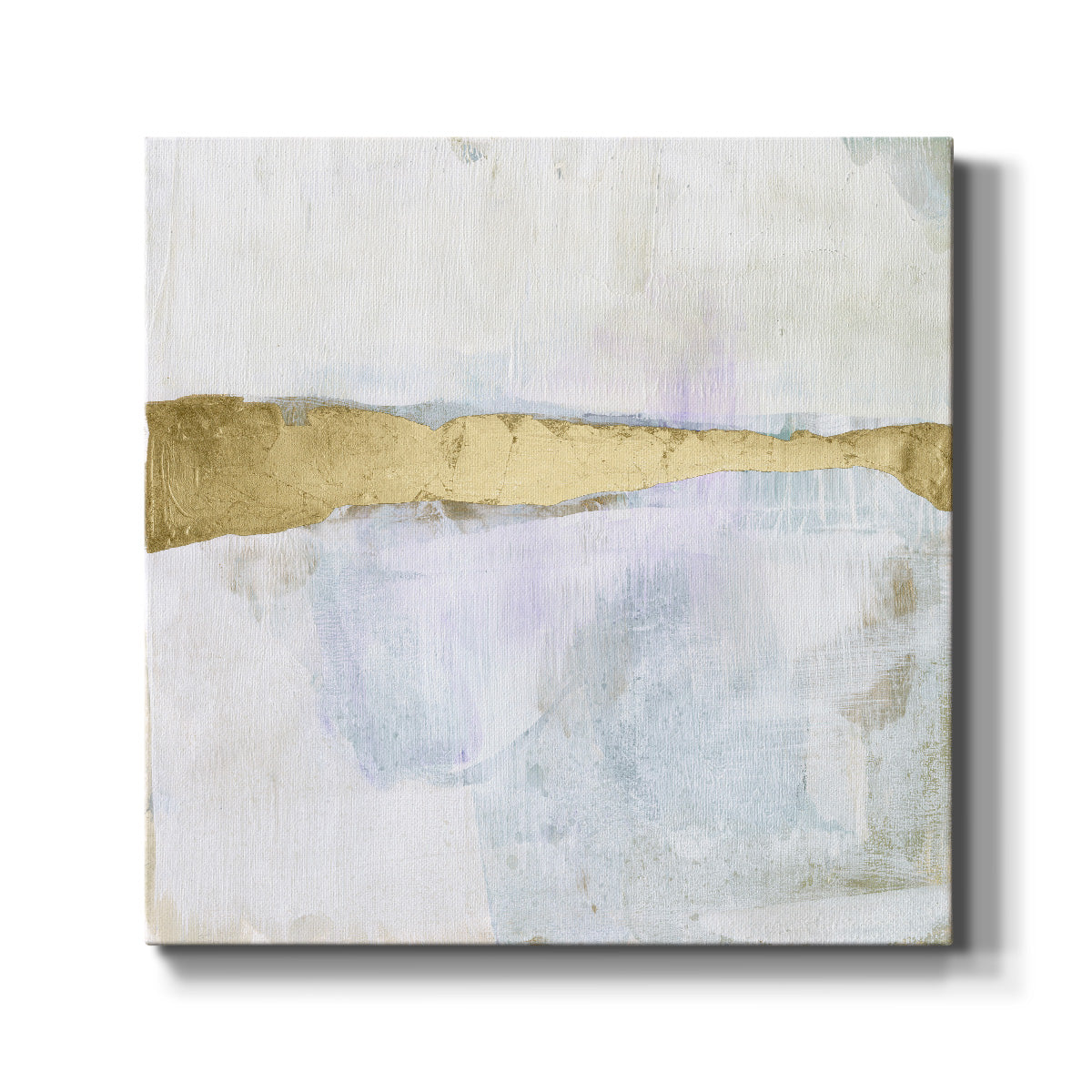 Gold Ribbon Horizon I-Premium Gallery Wrapped Canvas - Ready to Hang