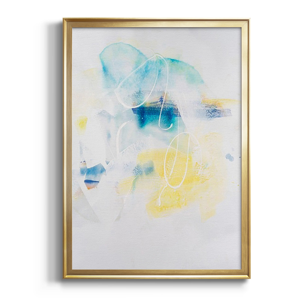 Soft Half Shell I - Modern Framed Canvas Print