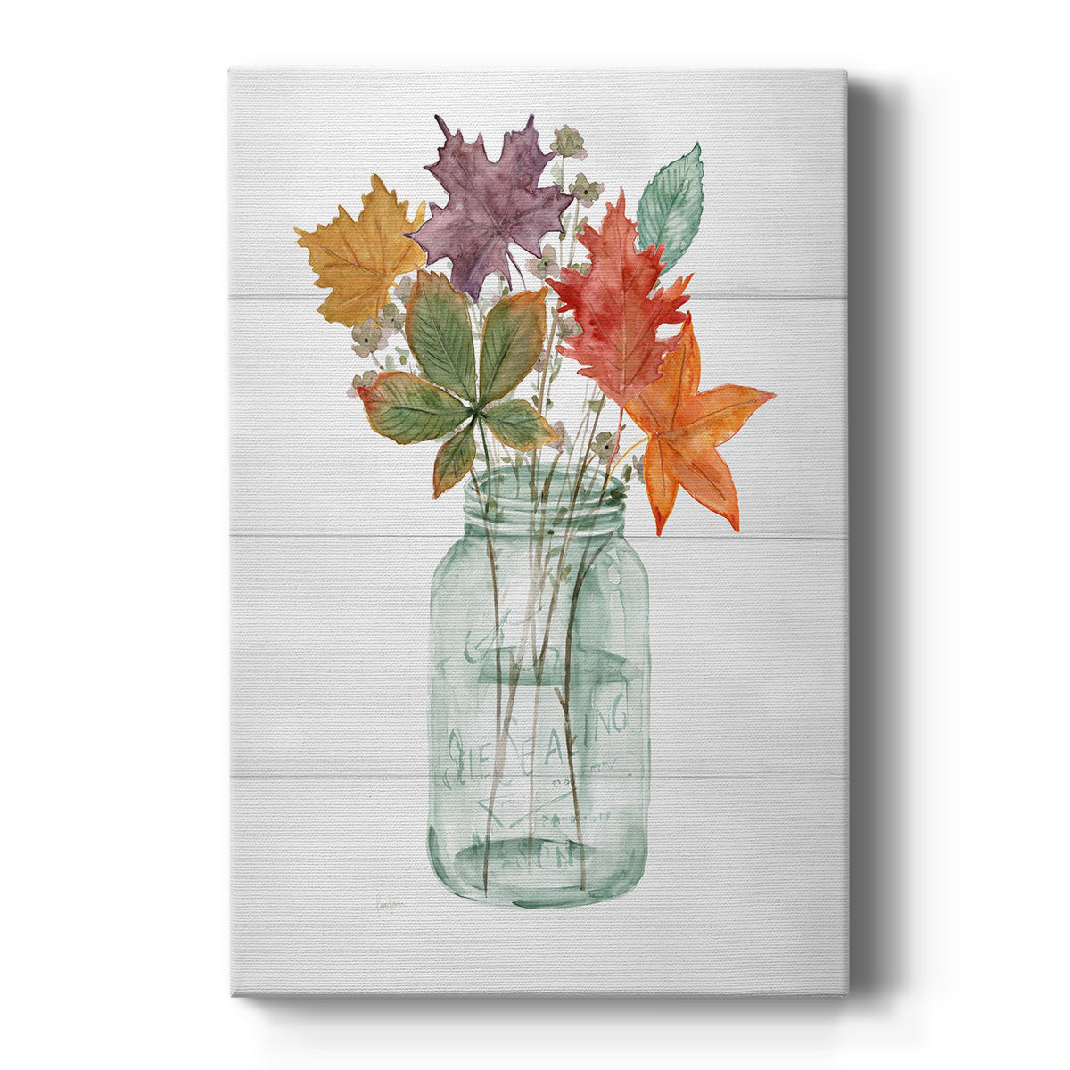 Harvest Home Leaves I - Canvas Art Print