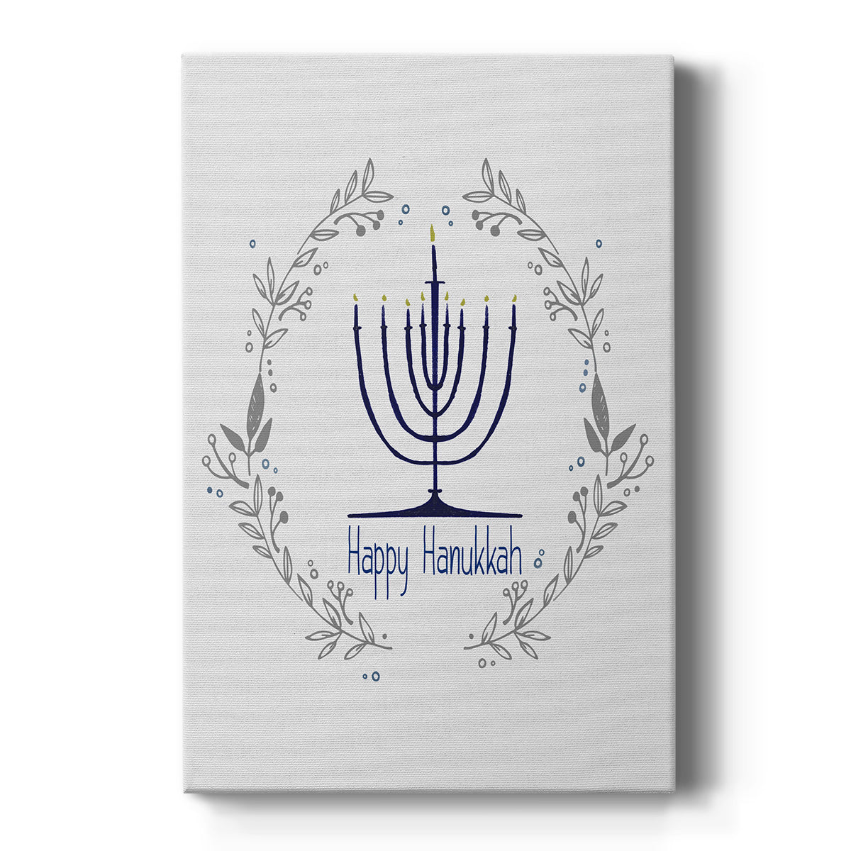 Happy Hanukkah II - Canvas Art Print