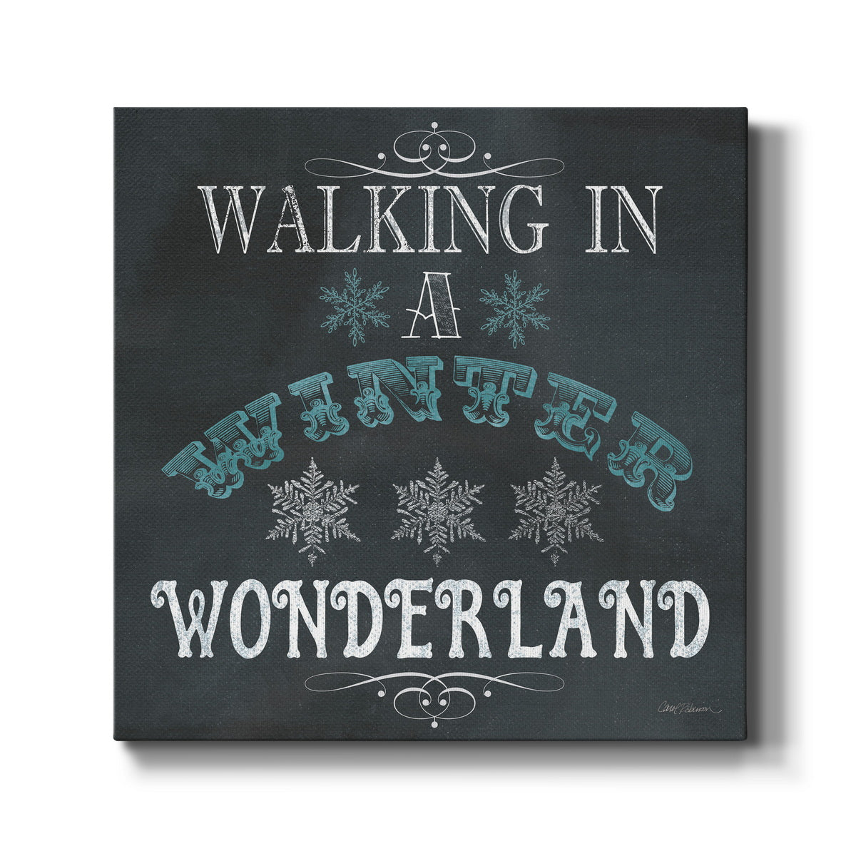 Wonderland Type - Canvas Art Print
