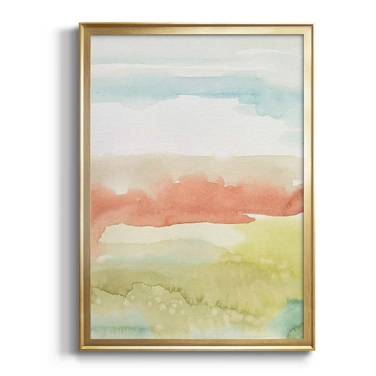 Soft Half Shell I - Modern Framed Canvas Print