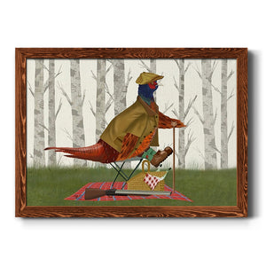 Pheasant Shooting Party 4-Premium Framed Canvas - Ready to Hang