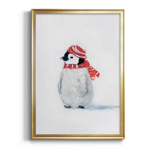 Penguin Play II Premium Framed Print - Ready to Hang