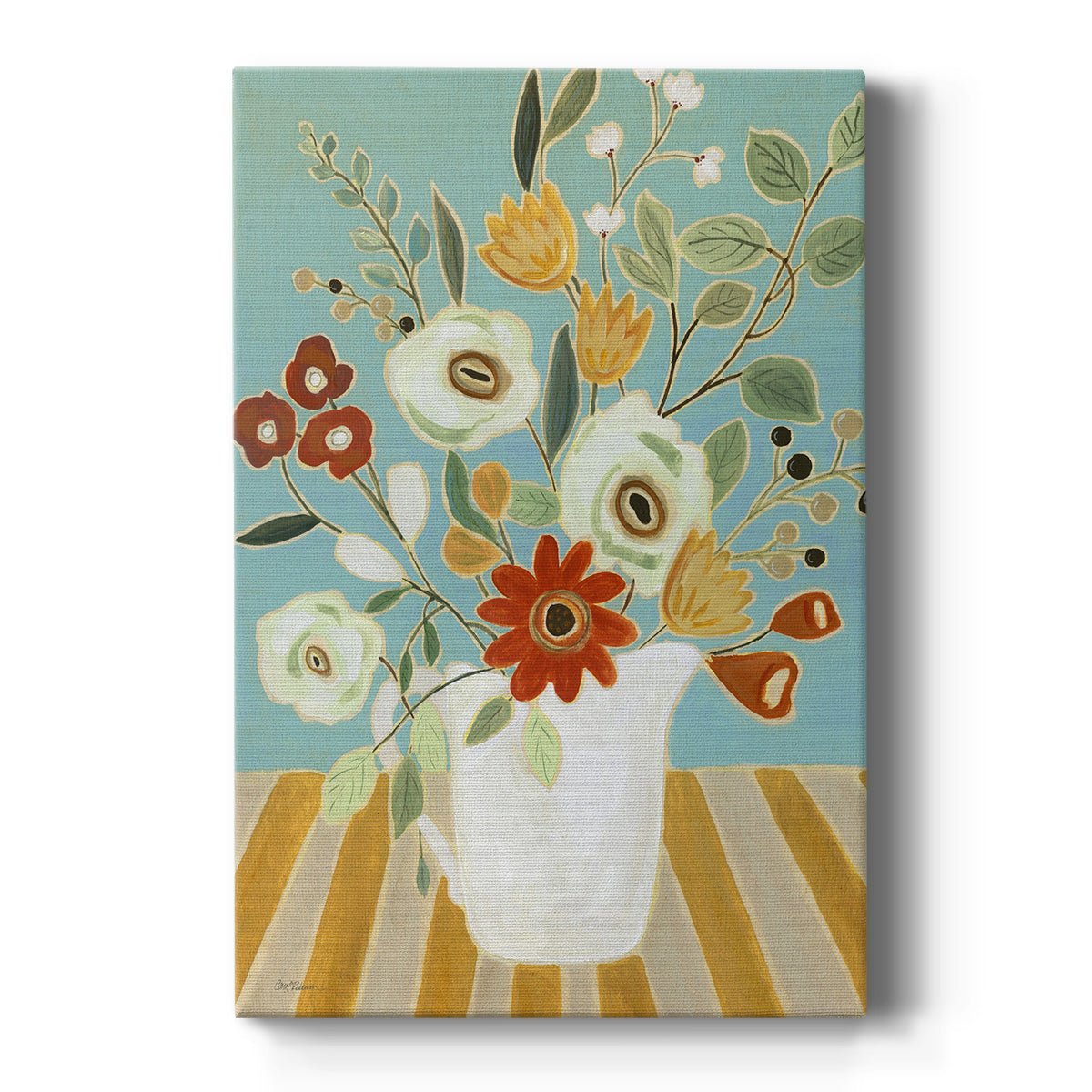 Joyful Blossoms I - Canvas Art Print