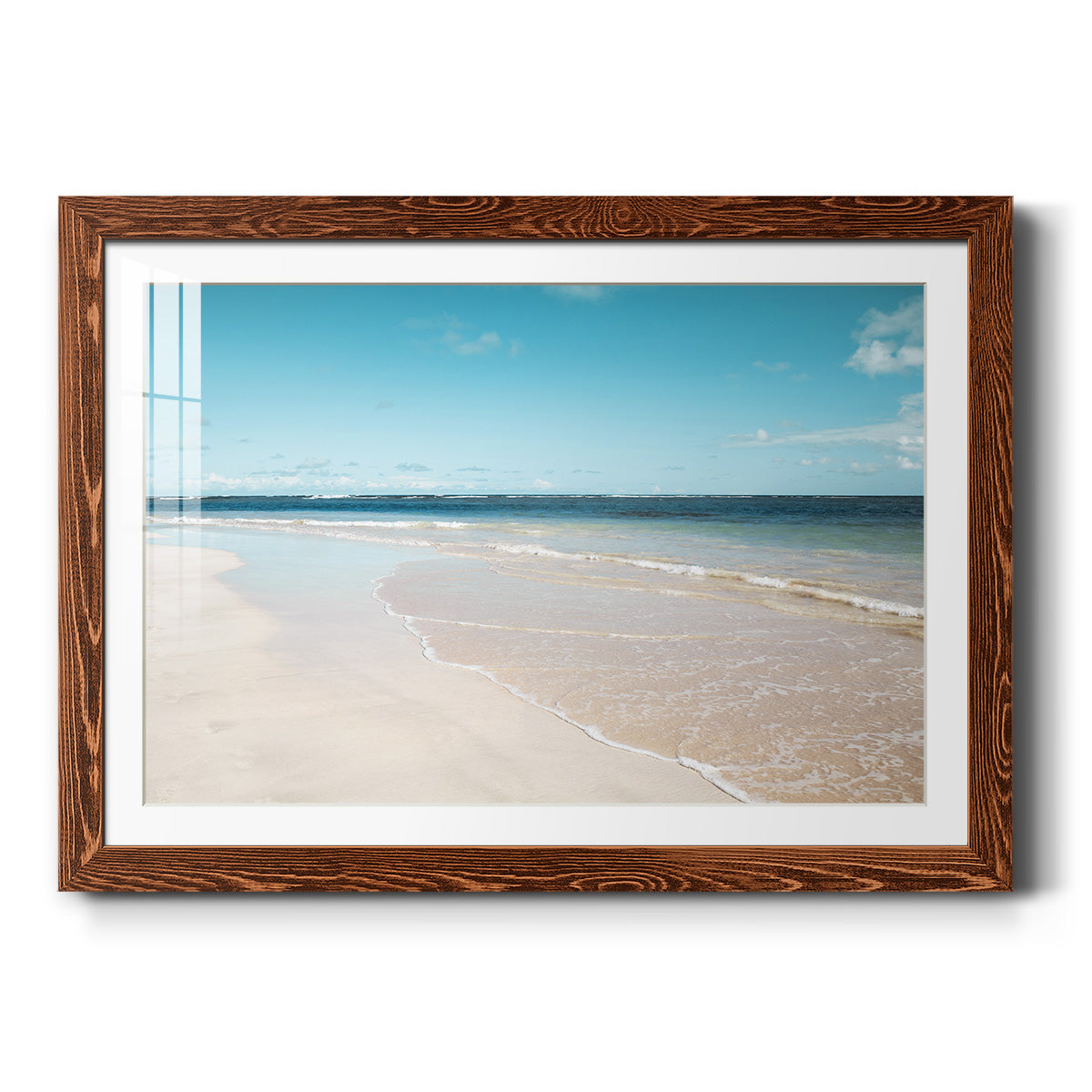 Sugar Sand Beach-Premium Framed Print - Ready to Hang