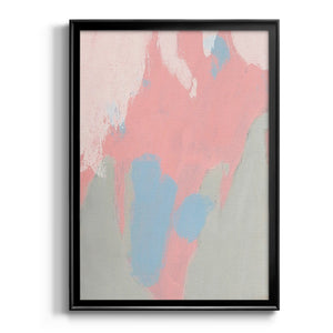 Blushing Abstract III Premium Framed Print - Ready to Hang