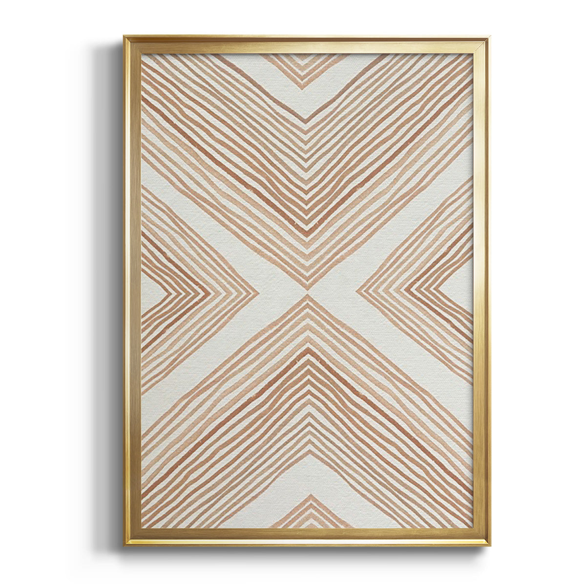 Soft Half Shell I - Modern Framed Canvas Print