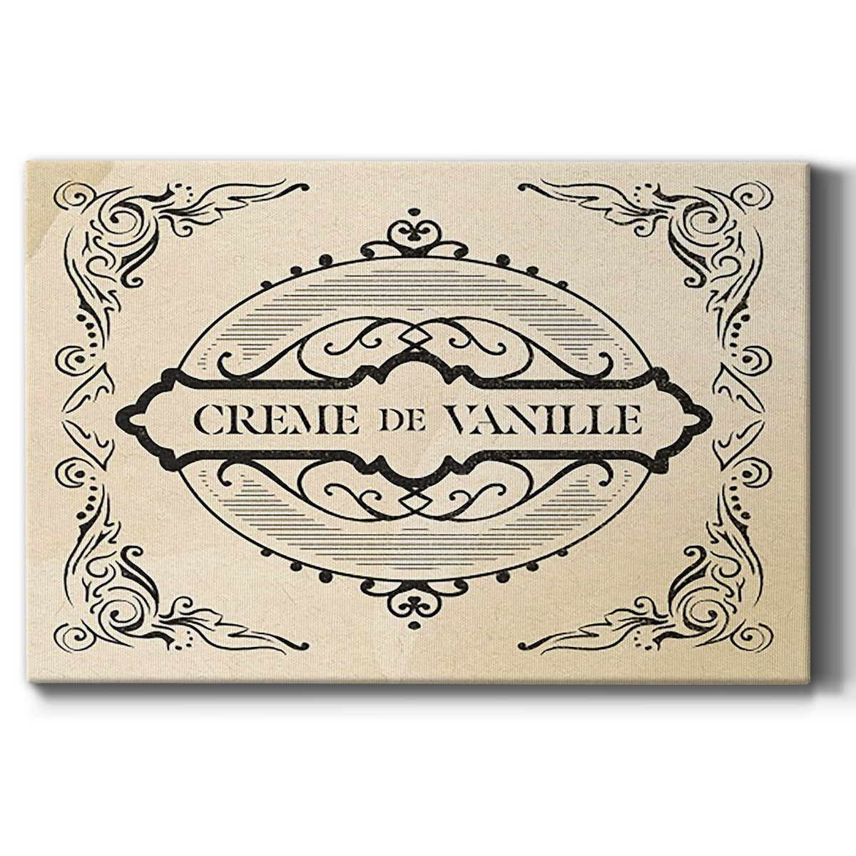 Antique French Label II Premium Gallery Wrapped Canvas - Ready to Hang