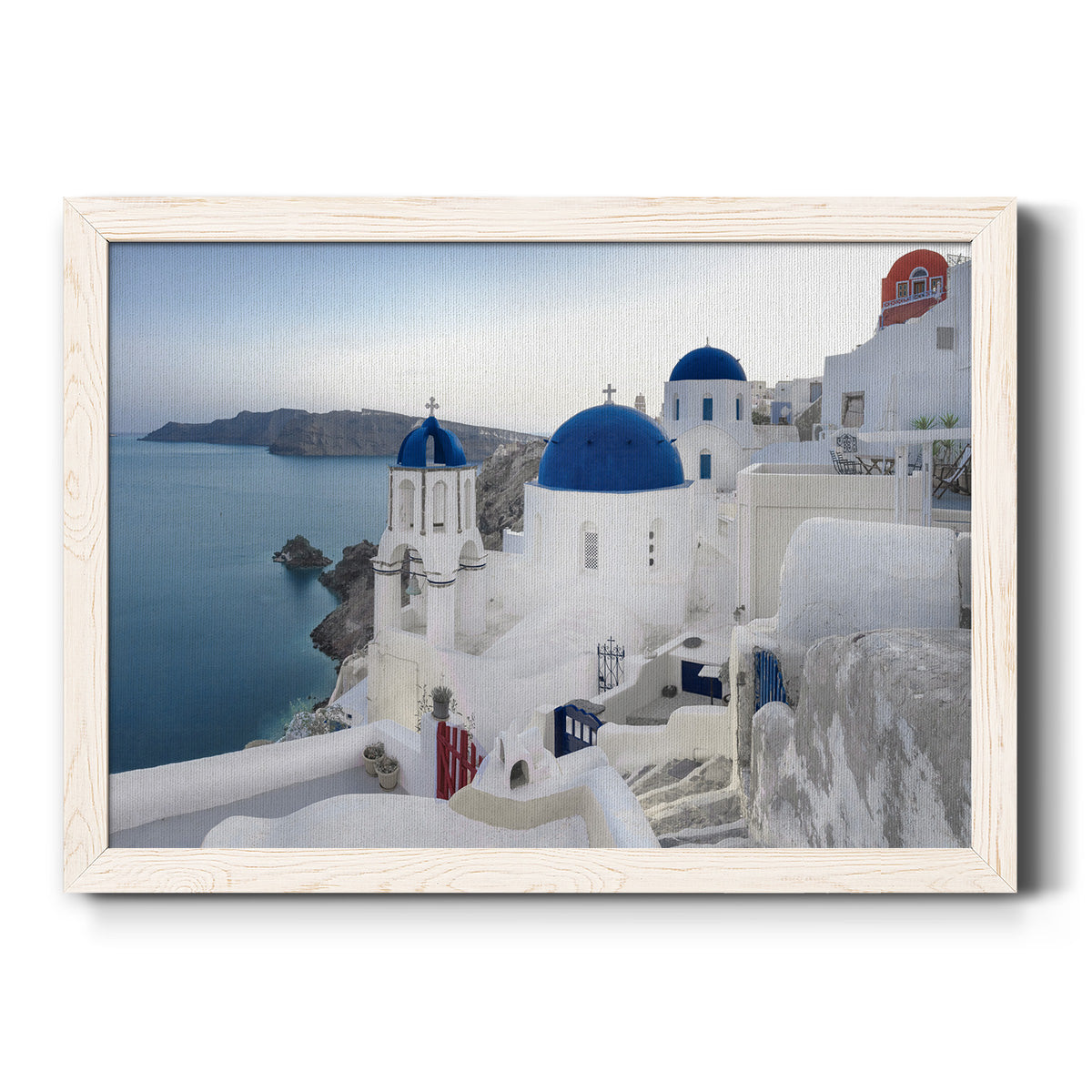 Santorini Sunrise-Premium Framed Canvas - Ready to Hang