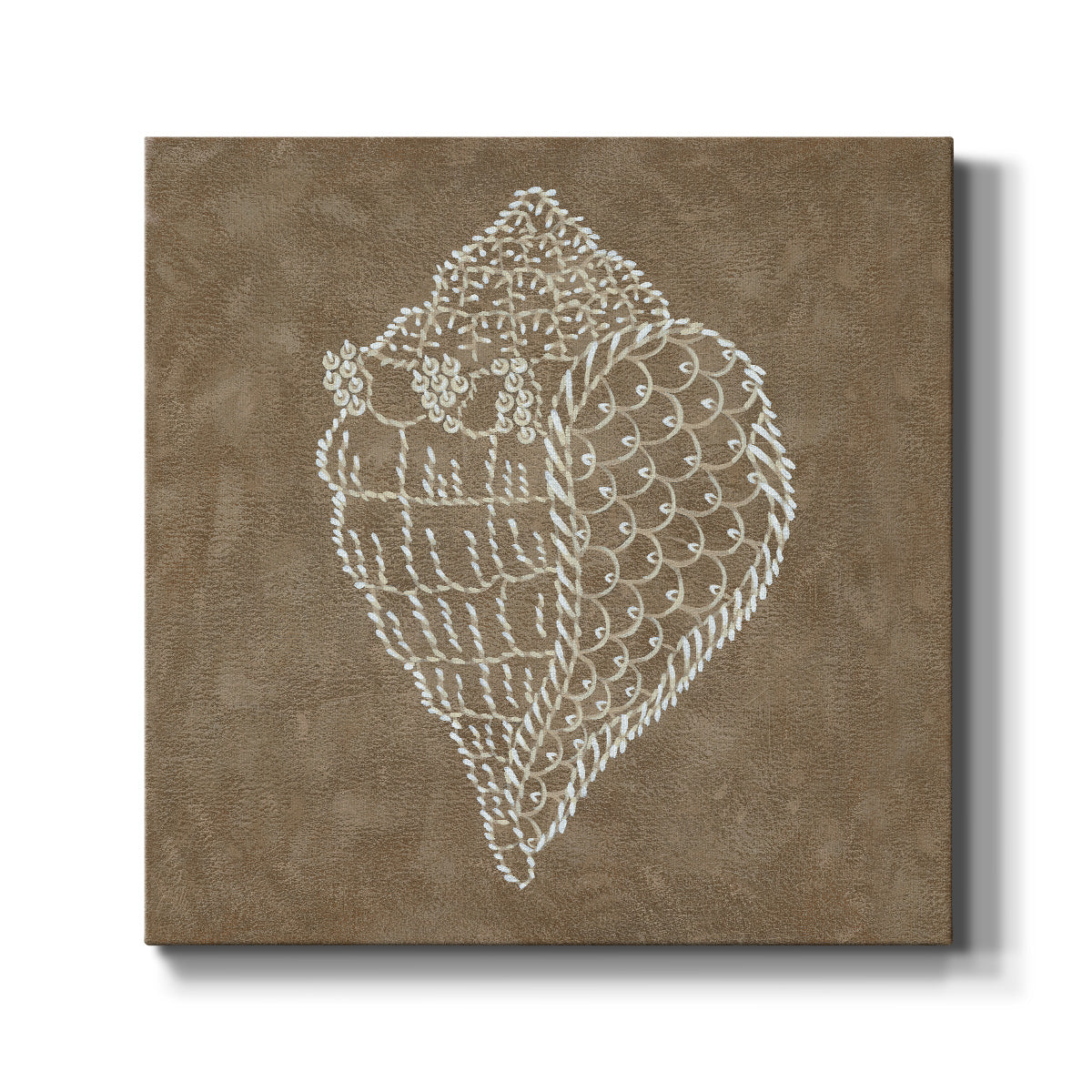 Embroidered Shells I - Canvas Art Print