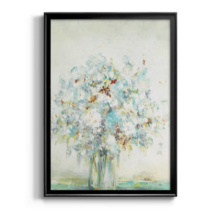 Textured Bouquet Premium Framed Print - Ready to Hang