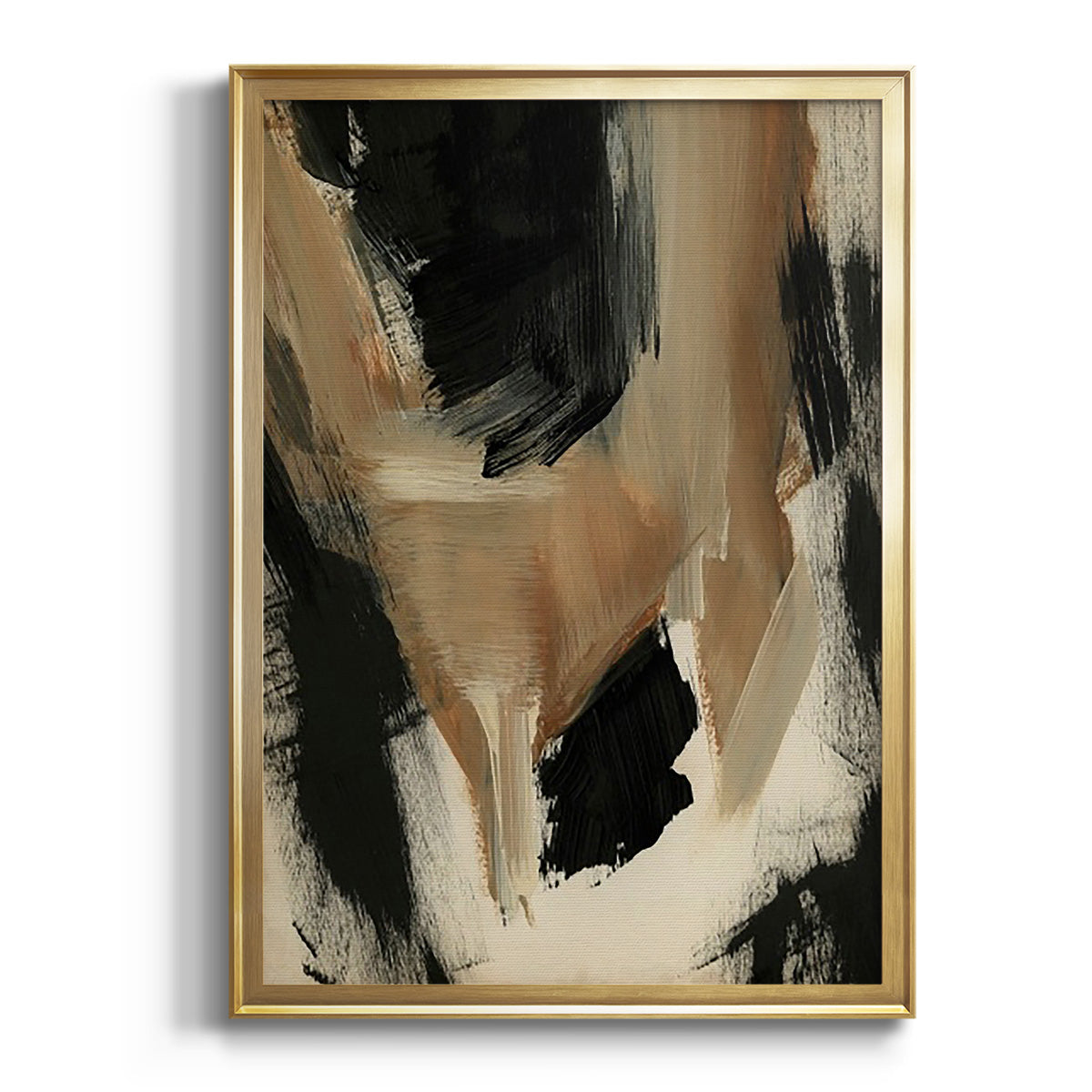 Soft Half Shell I - Modern Framed Canvas Print