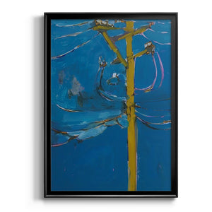 Wires IV Premium Framed Print - Ready to Hang