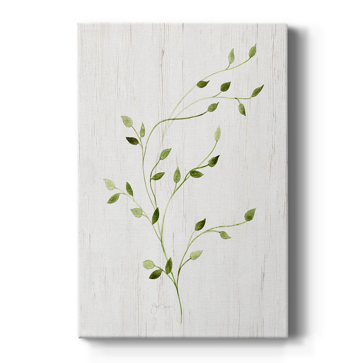 Windblown Leaves I Premium Gallery Wrapped Canvas - Ready to Hang