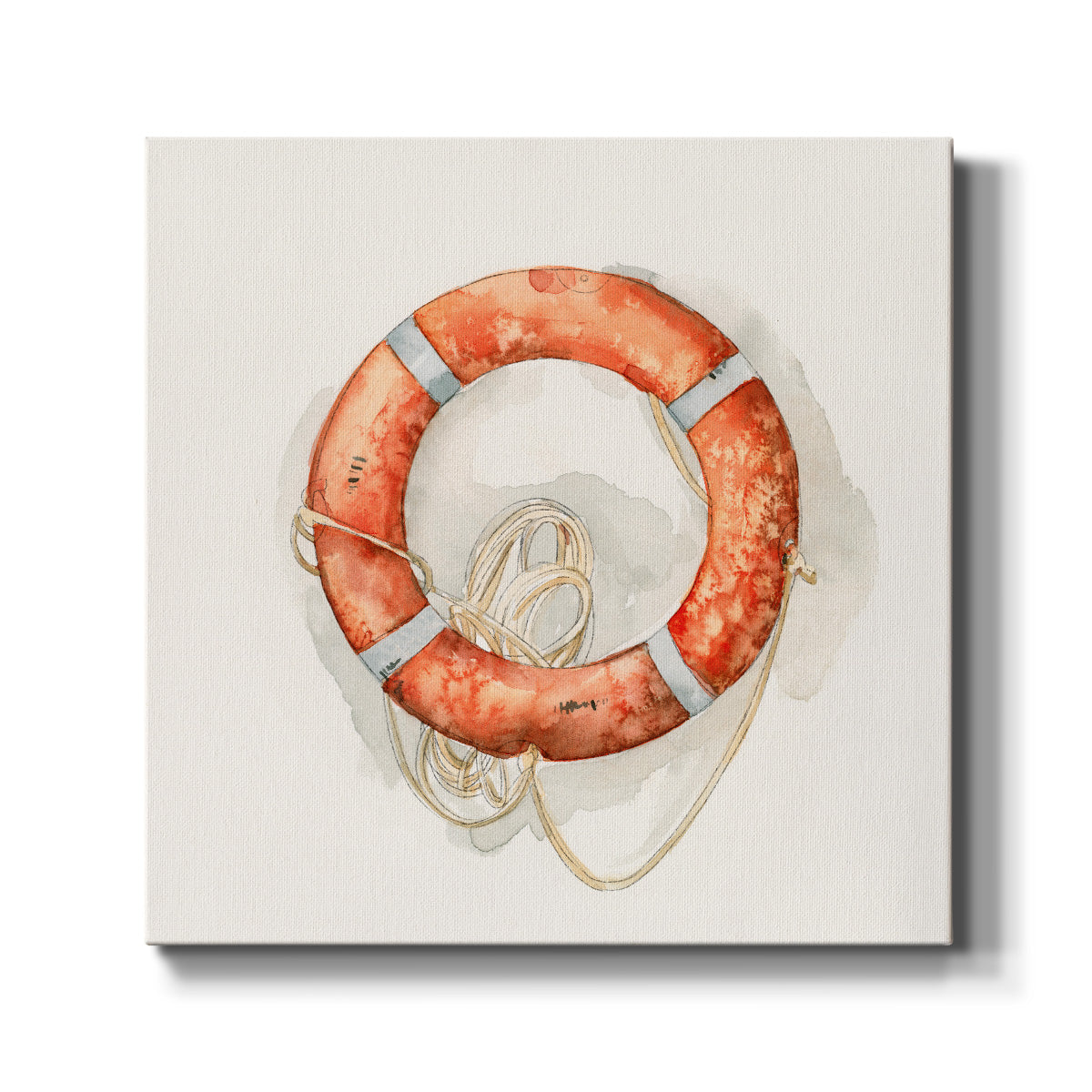 Nautical Safety I-Premium Gallery Wrapped Canvas - Ready to Hang