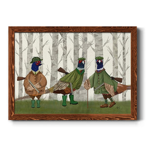 Pheasant Shooting Party Group 2-Premium Framed Canvas - Ready to Hang