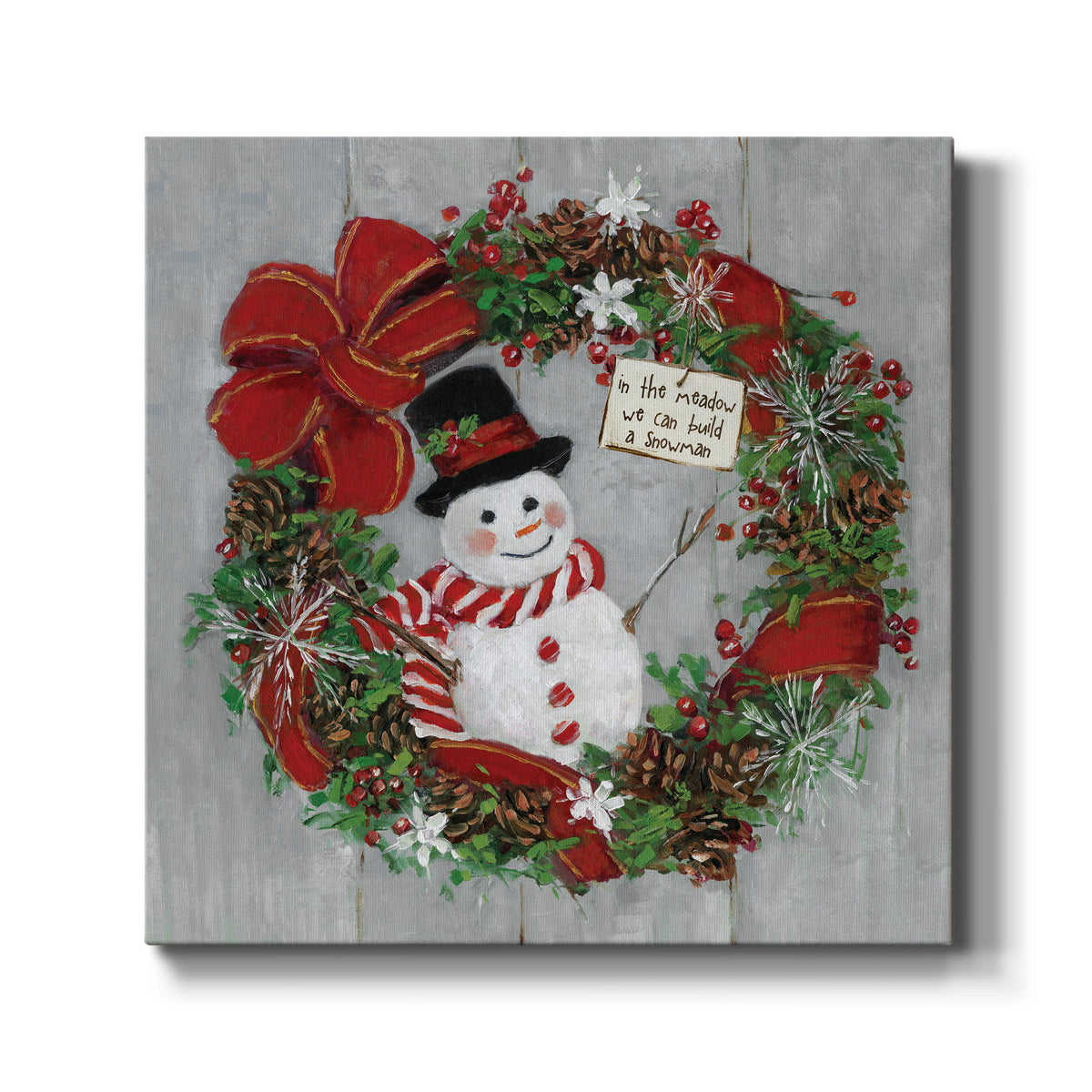 Mr. Snowman - Canvas Art Print