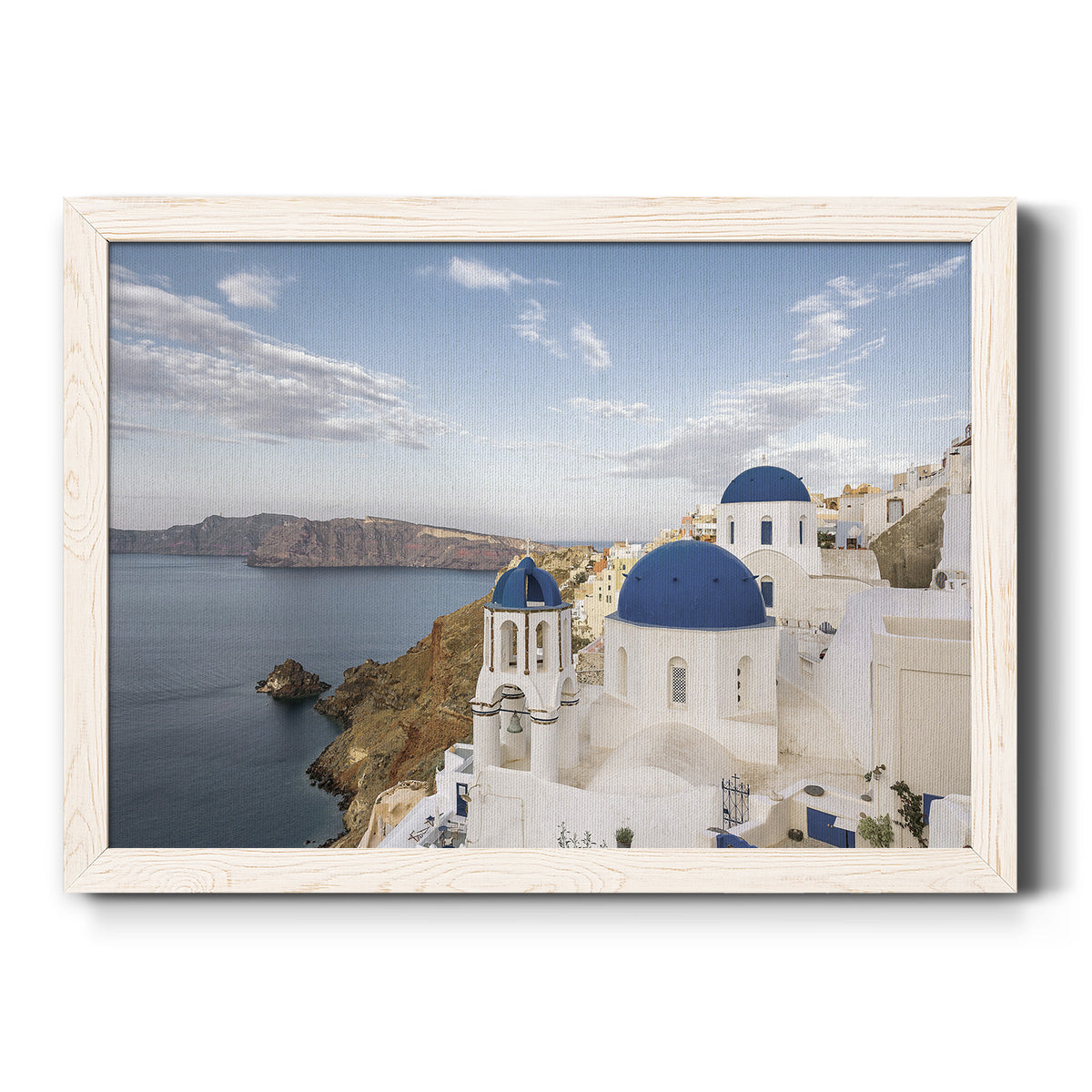 Santorini View-Premium Framed Canvas - Ready to Hang
