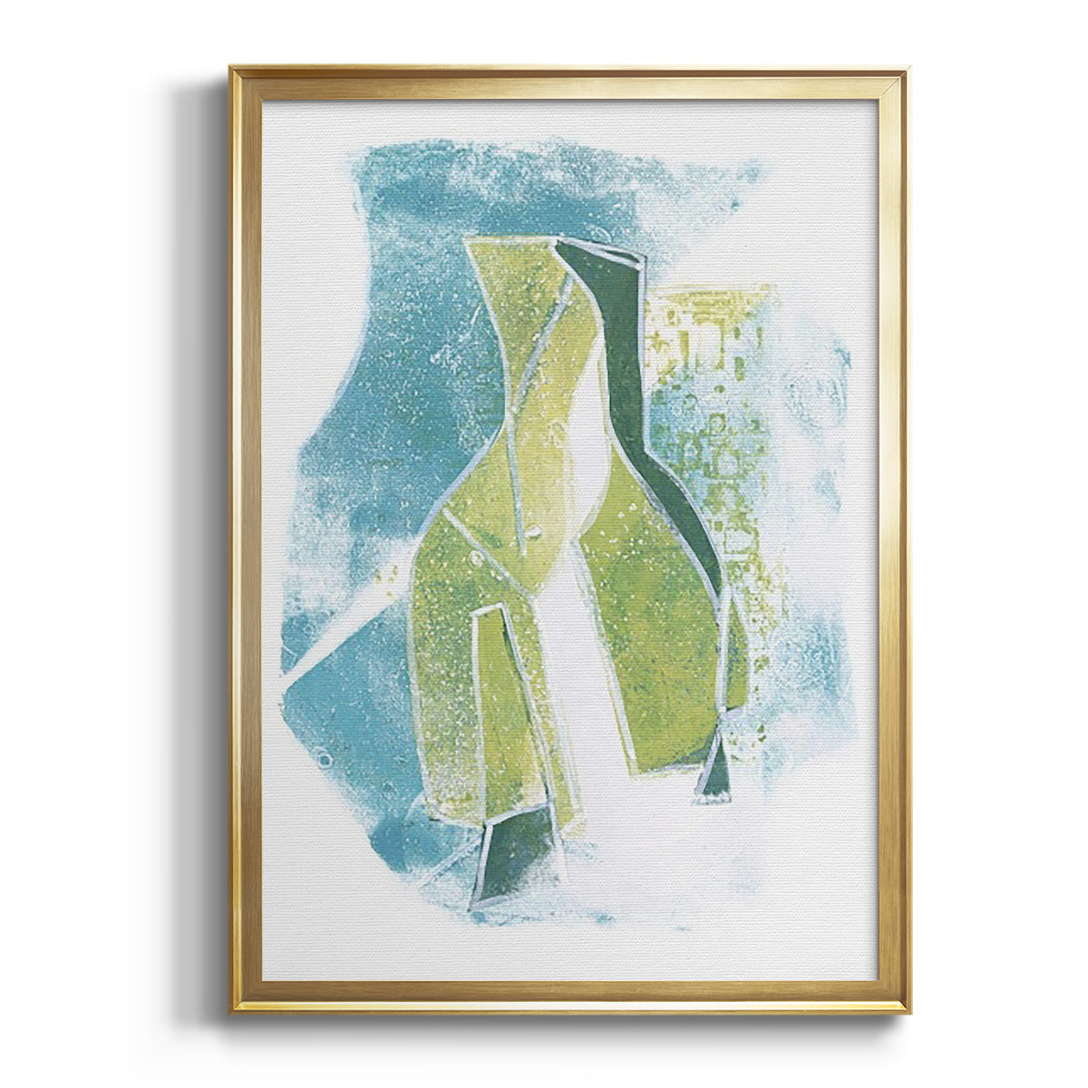 Soft Half Shell I - Modern Framed Canvas Print