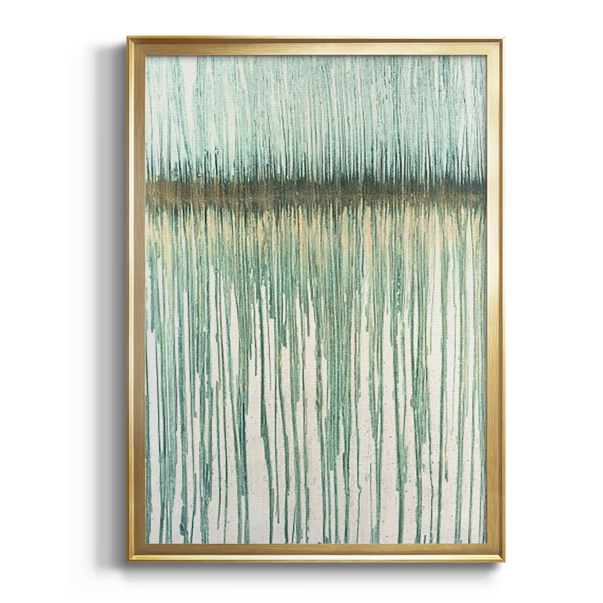 Sepia Botanical Journal I - Modern Framed Canvas Print