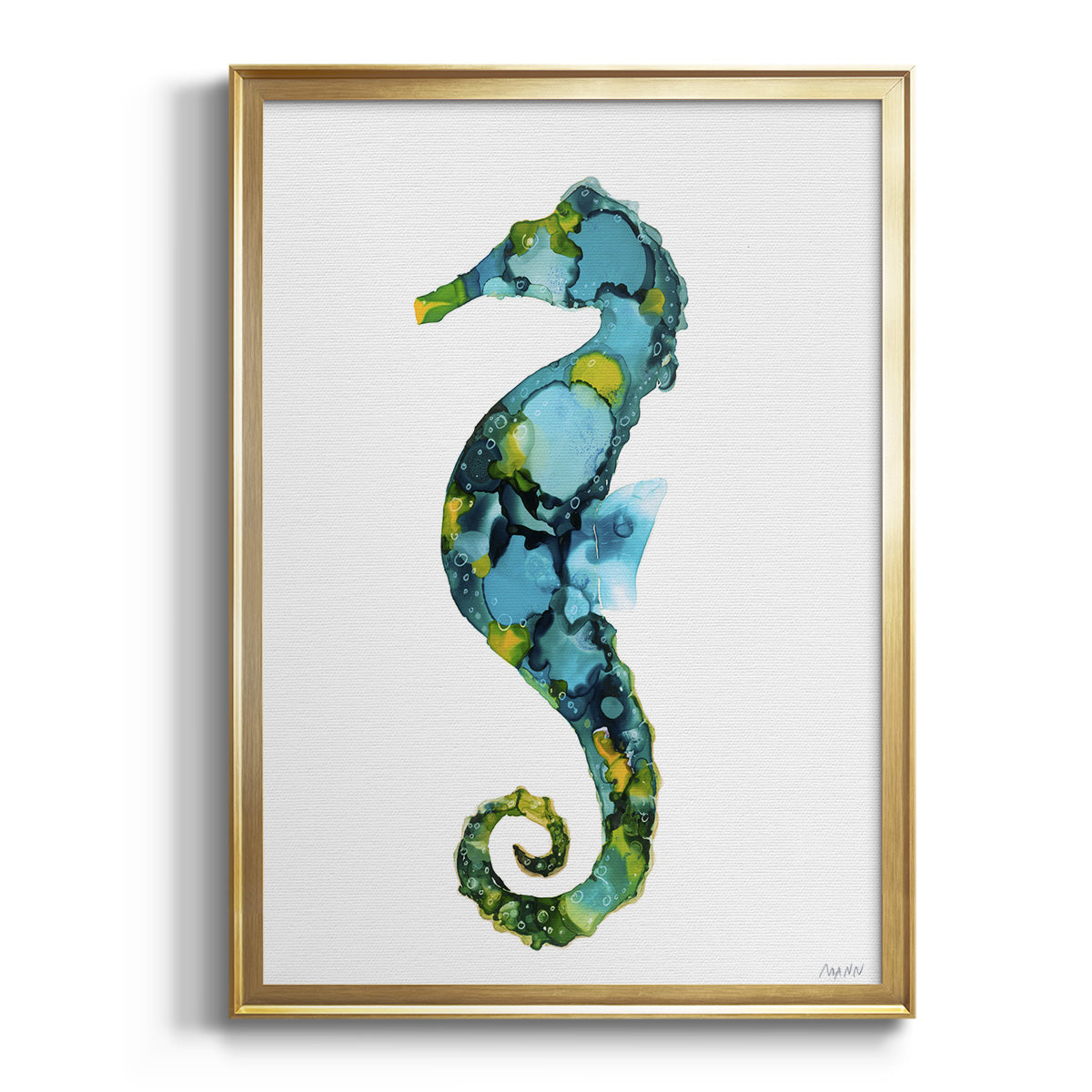 Seahorse Premium Framed Print - Ready to Hang