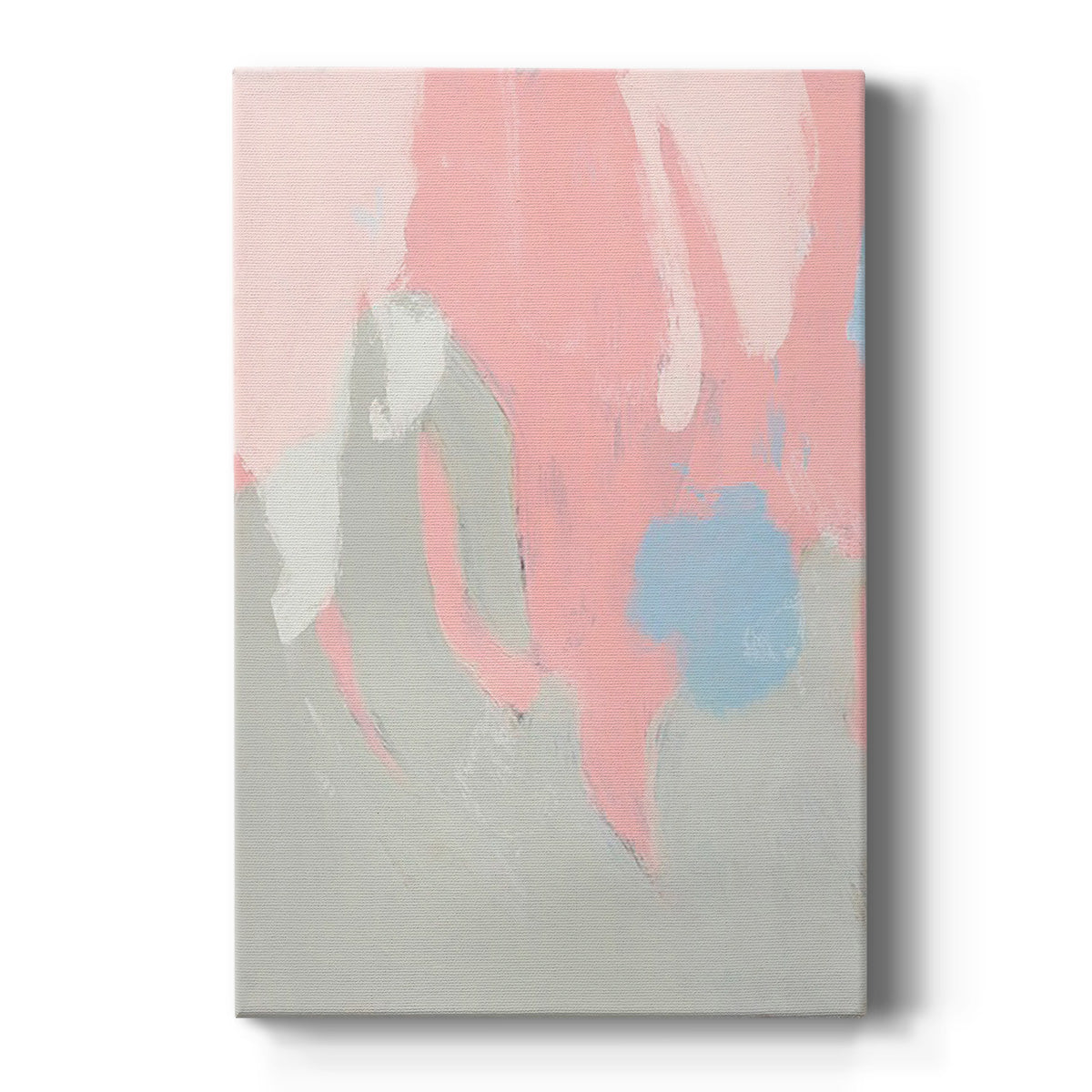 Blushing Abstract I Premium Gallery Wrapped Canvas - Ready to Hang