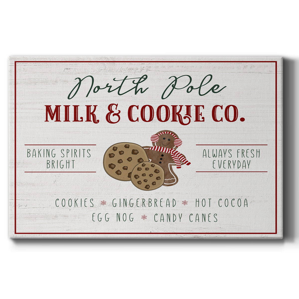 Milk and Cookie Co Premium Gallery Wrapped Canvas - Ready to Hang