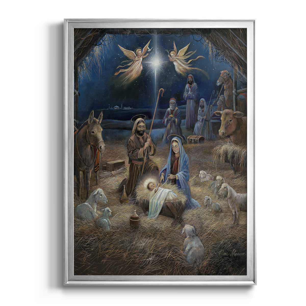 Silent Night Premium Framed Print - Ready to Hang