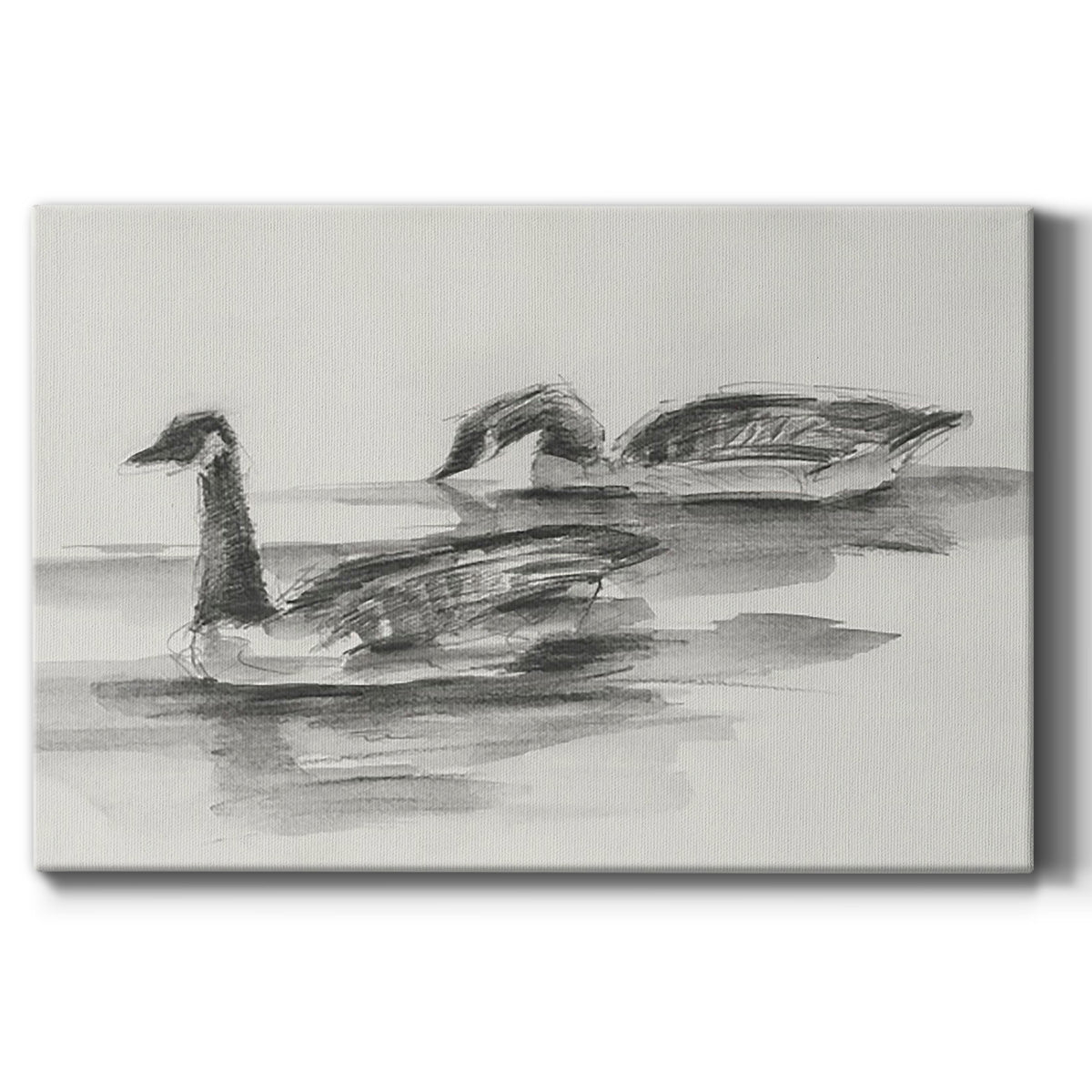 Geese Study II Premium Gallery Wrapped Canvas - Ready to Hang