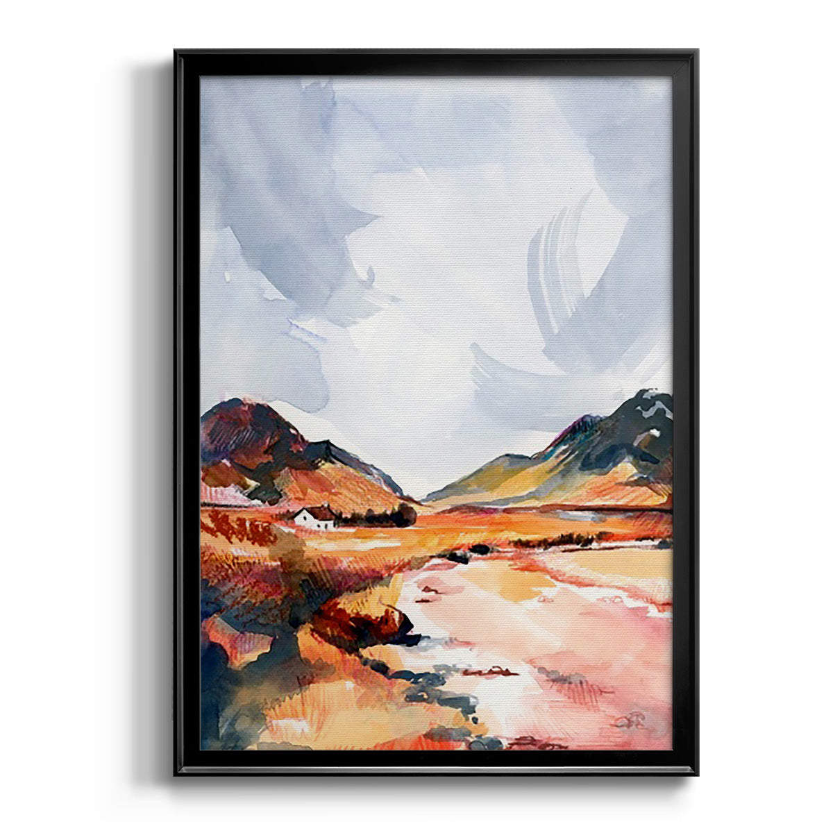 Chromatic Landscapes II Premium Framed Print - Ready to Hang