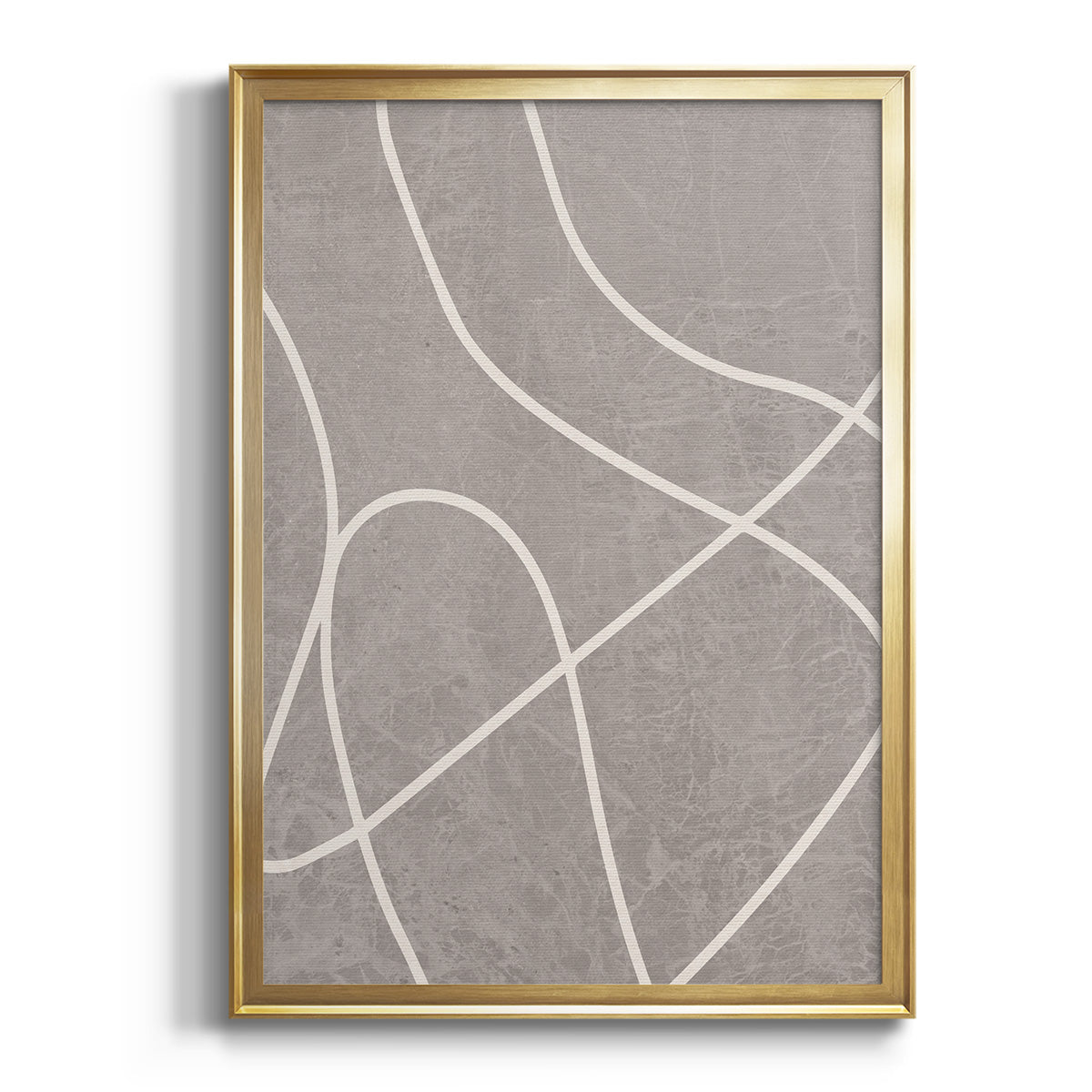 Soft Half Shell I - Modern Framed Canvas Print