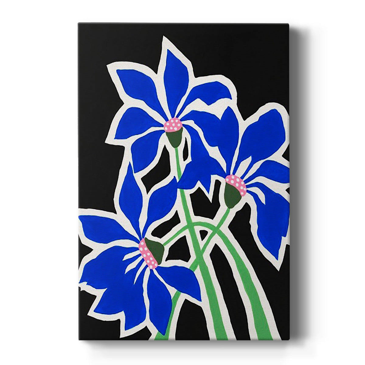 Pop Flowers IV - Canvas Art Print