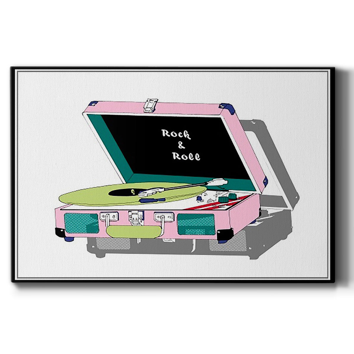 Record Shop I - Canvas Art Print