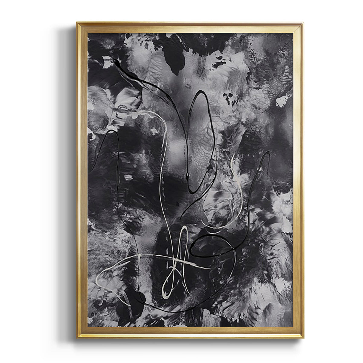 Sepia Botanical Journal I - Modern Framed Canvas Print