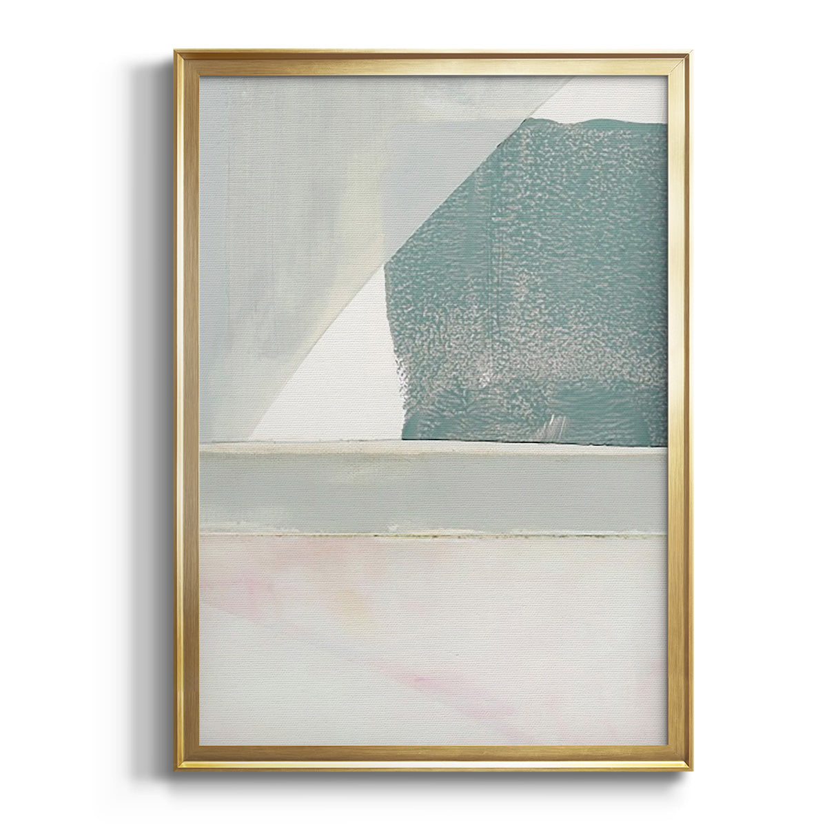 Sepia Botanical Journal I - Modern Framed Canvas Print