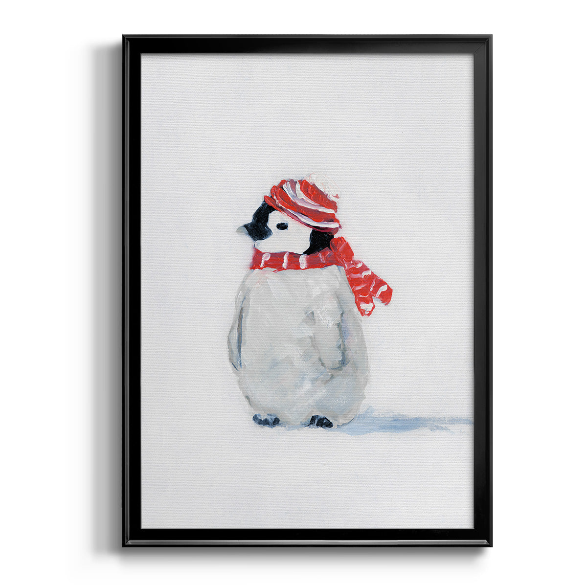 Penguin Play II Premium Framed Print - Ready to Hang