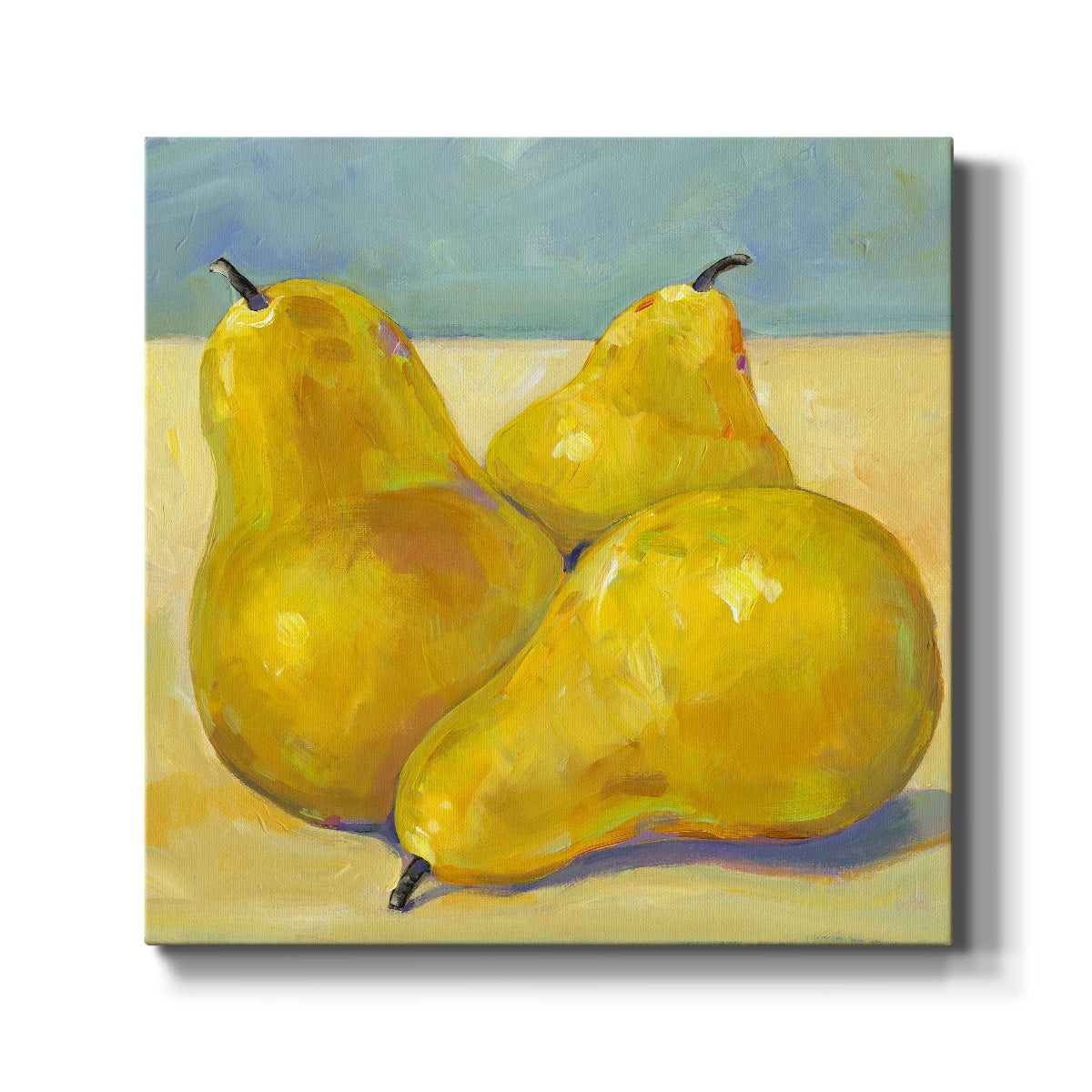Tres Pears - Canvas Art Print