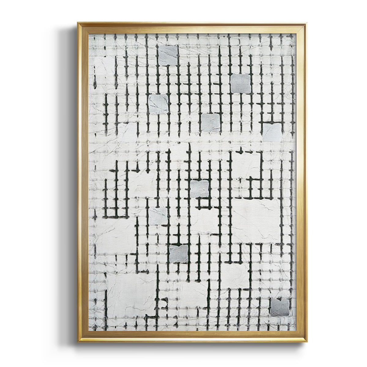 Soft Half Shell I - Modern Framed Canvas Print