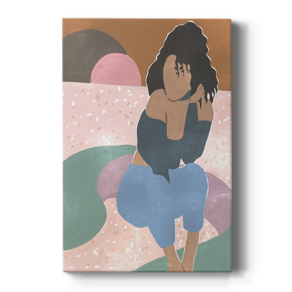 Curly Lady II - Canvas Art Print