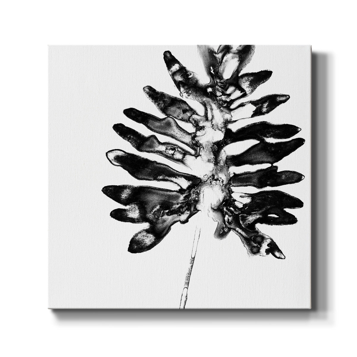 Monochrome Tropic III - Canvas Art Print