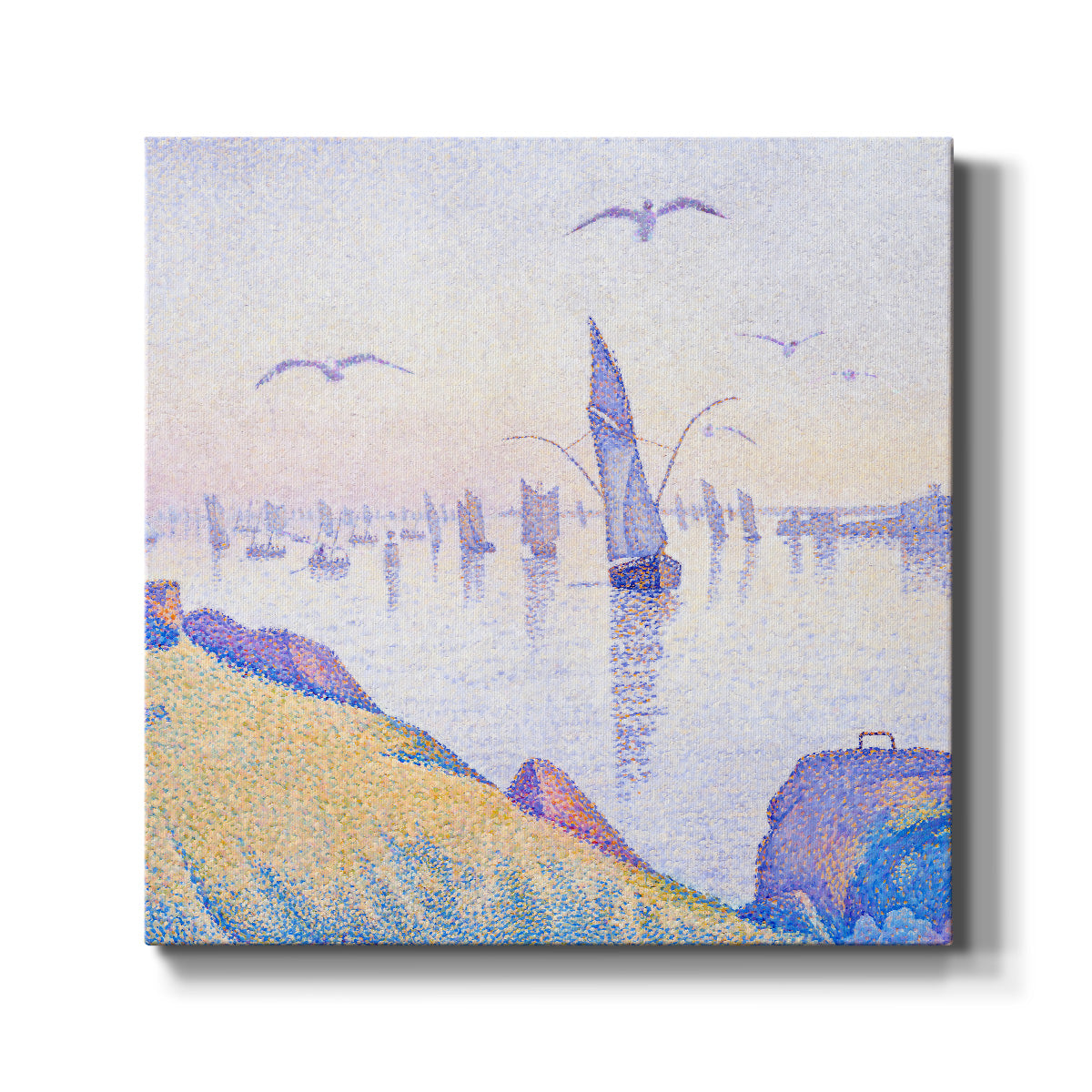 Pointillism III-Premium Gallery Wrapped Canvas - Ready to Hang