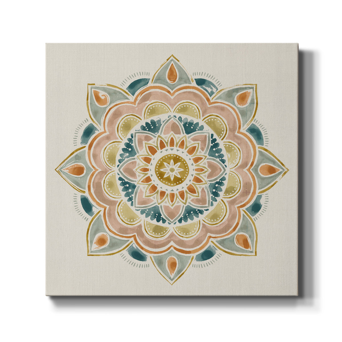 Summer Mandala I-Premium Gallery Wrapped Canvas - Ready to Hang