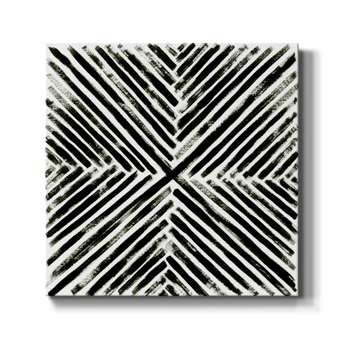 Concentric Ink I-Premium Gallery Wrapped Canvas - Ready to Hang
