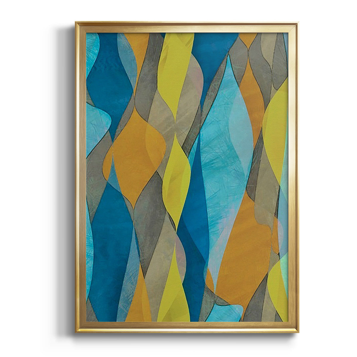 Colorful Cascade I Premium Framed Print - Ready to Hang