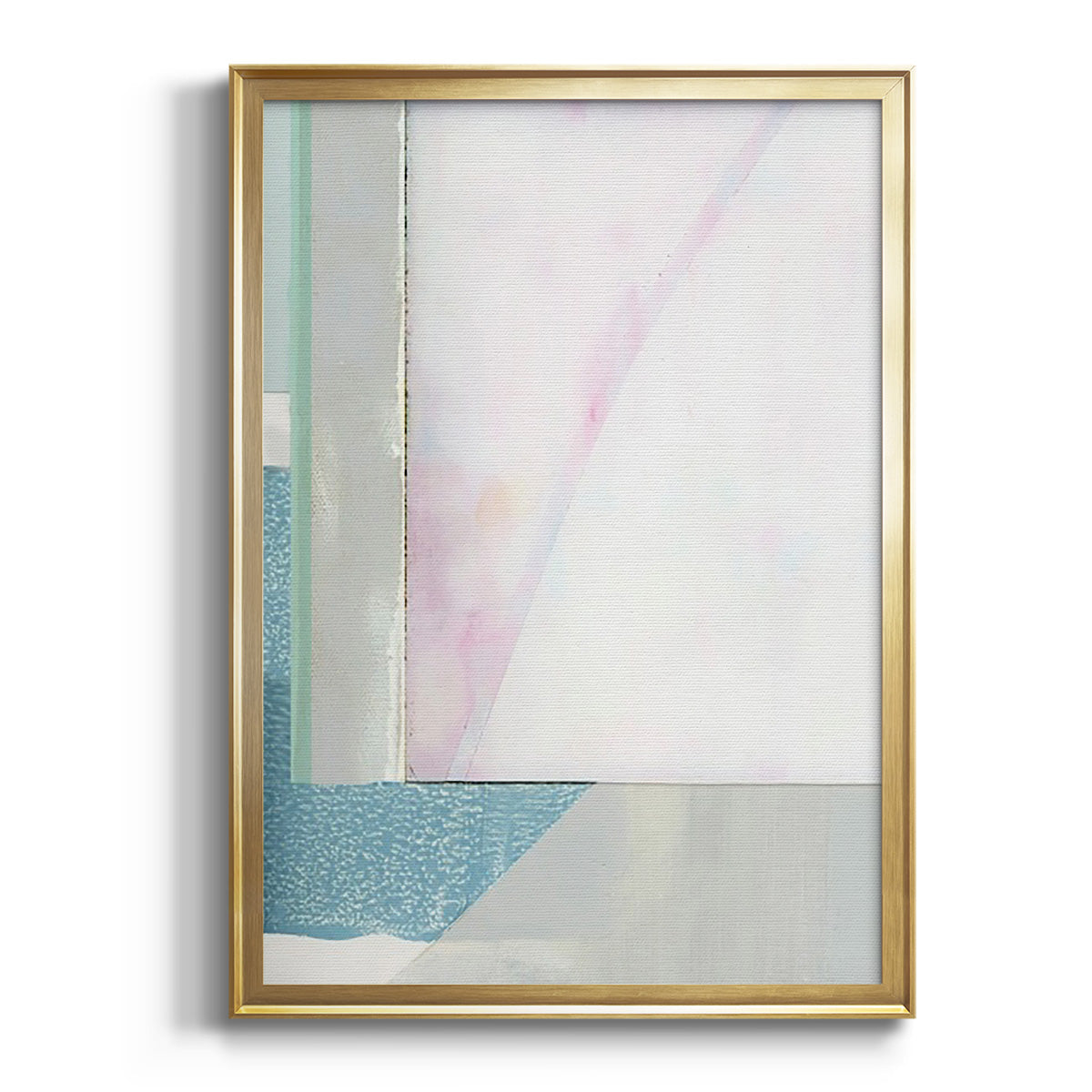 Sepia Botanical Journal I - Modern Framed Canvas Print